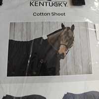 Nowa derka Kentucky Cotton Sheet czarna 160cm