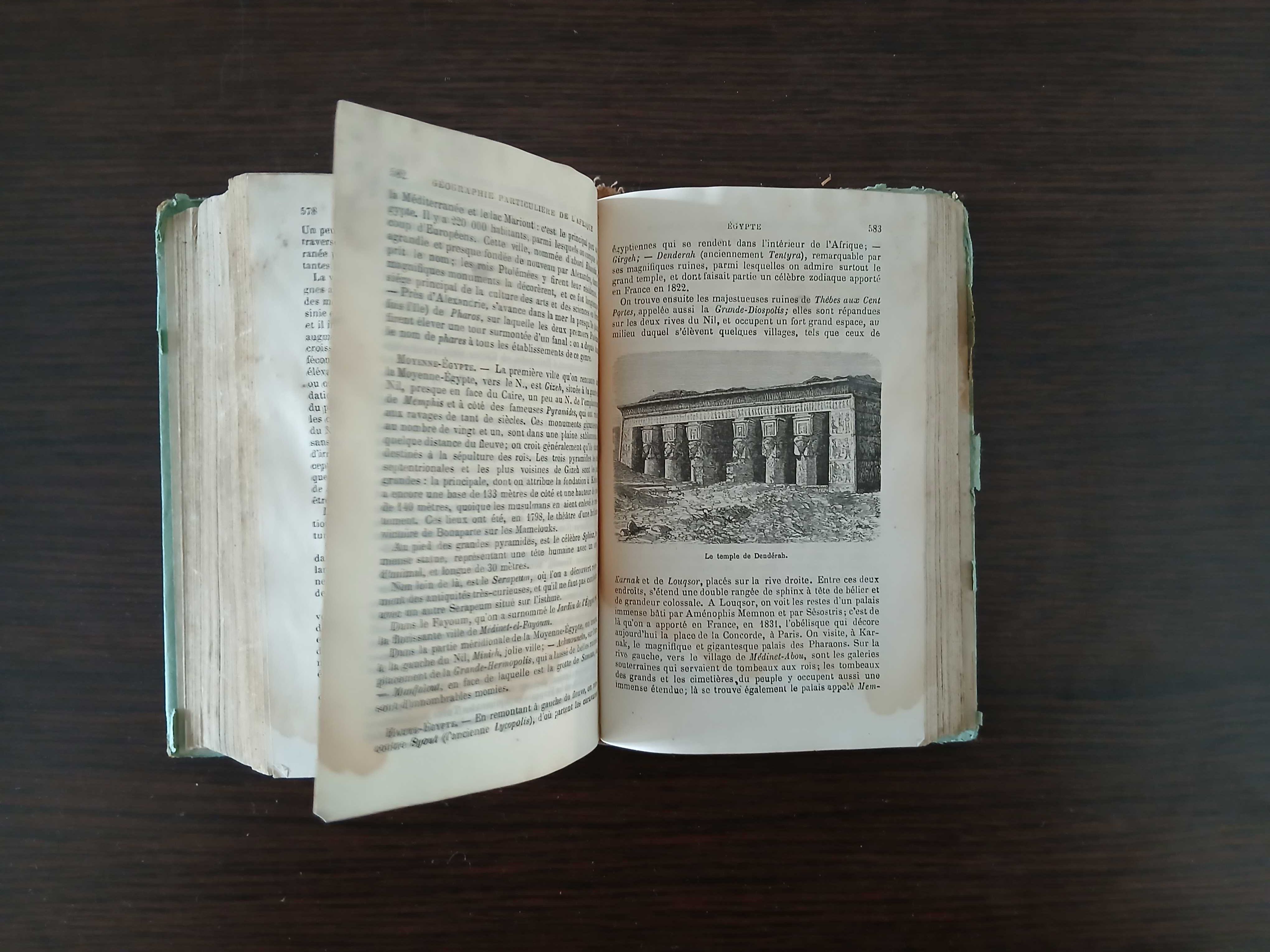 Livro Francês | Cours de Géographie | E. Cortambert | 1874
