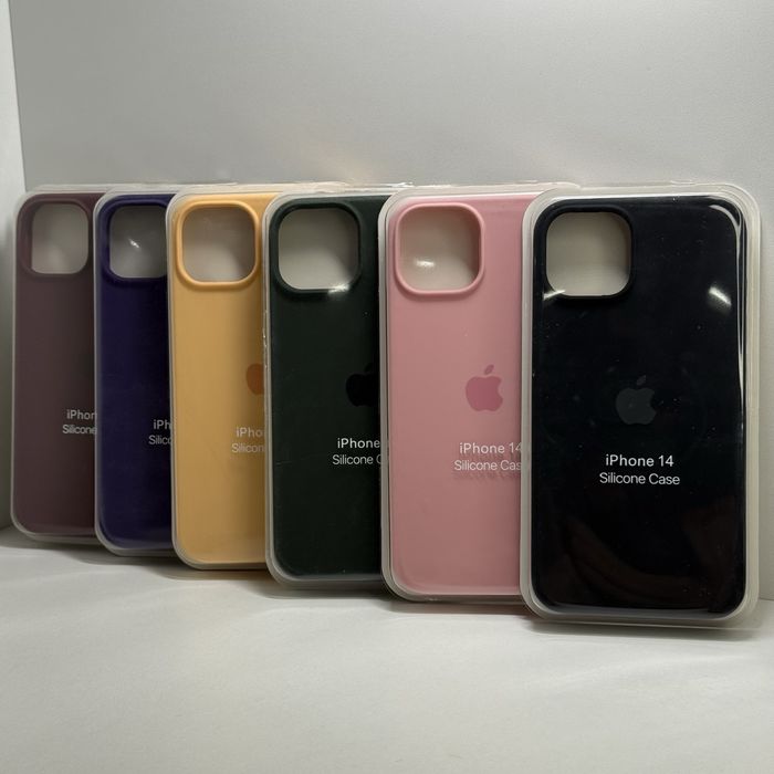 Акция! Чехол iphone 14. Чохол айфон 14 Sillicone Case Soft-Touch