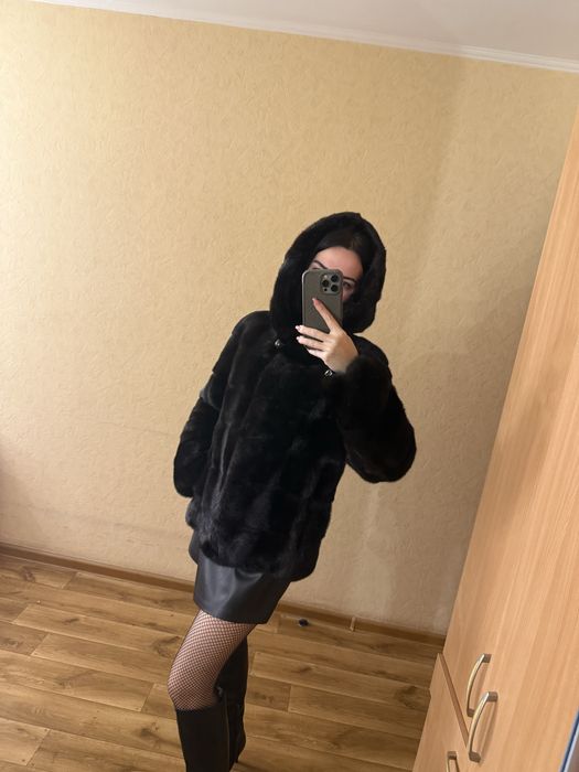 Шуба норковая-трансформер