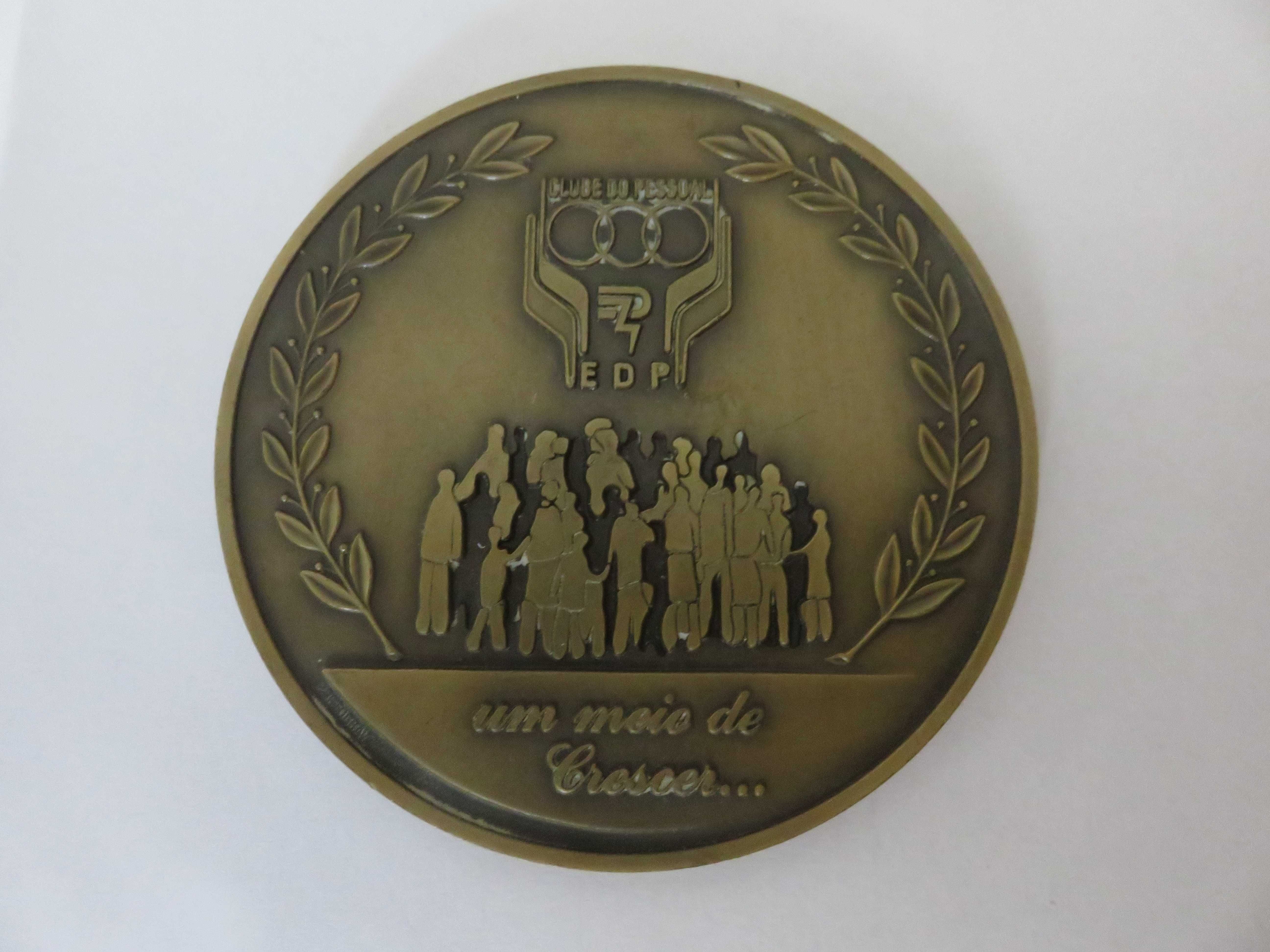 Medalha Aniversário Clube Pessoal EDP em bronze