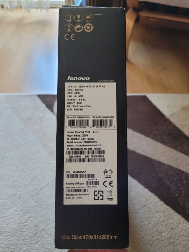 Lenovo IdeaPad Z 370 Geforce Windows jak nowy