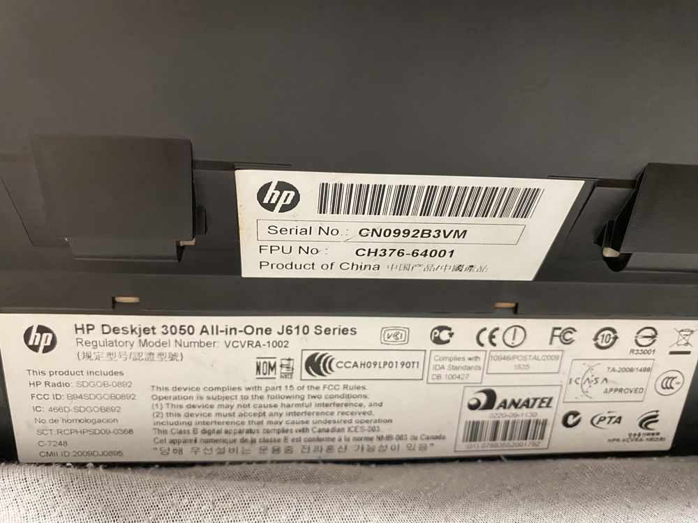 HP Deskjet 3050 All-in-One J610 Series