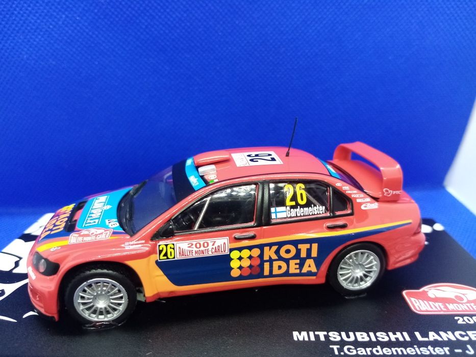 Miniaturas de carros de Ralies escala 1/43 Mitsubishi