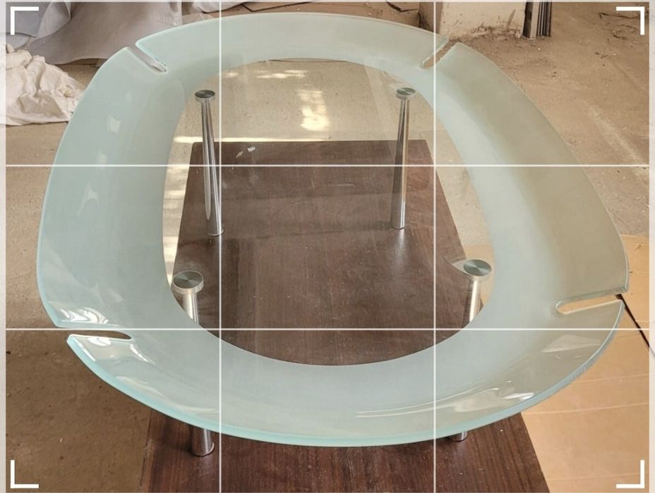 STÓŁ stolik okolicznościowy kawowy TONIN CASA włoski szkło jak nowy