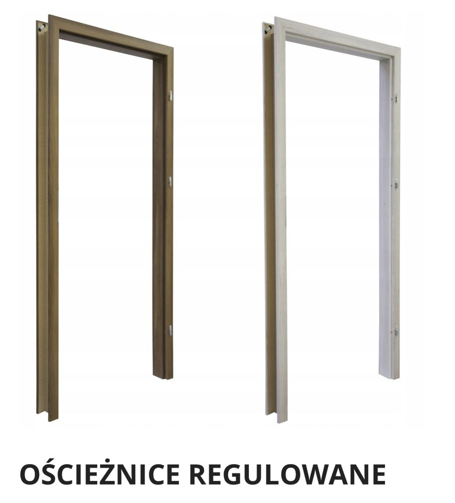 SOLIDNE RAMOWE Drzwi MILTON / SONATA Defondoor białe od ręki