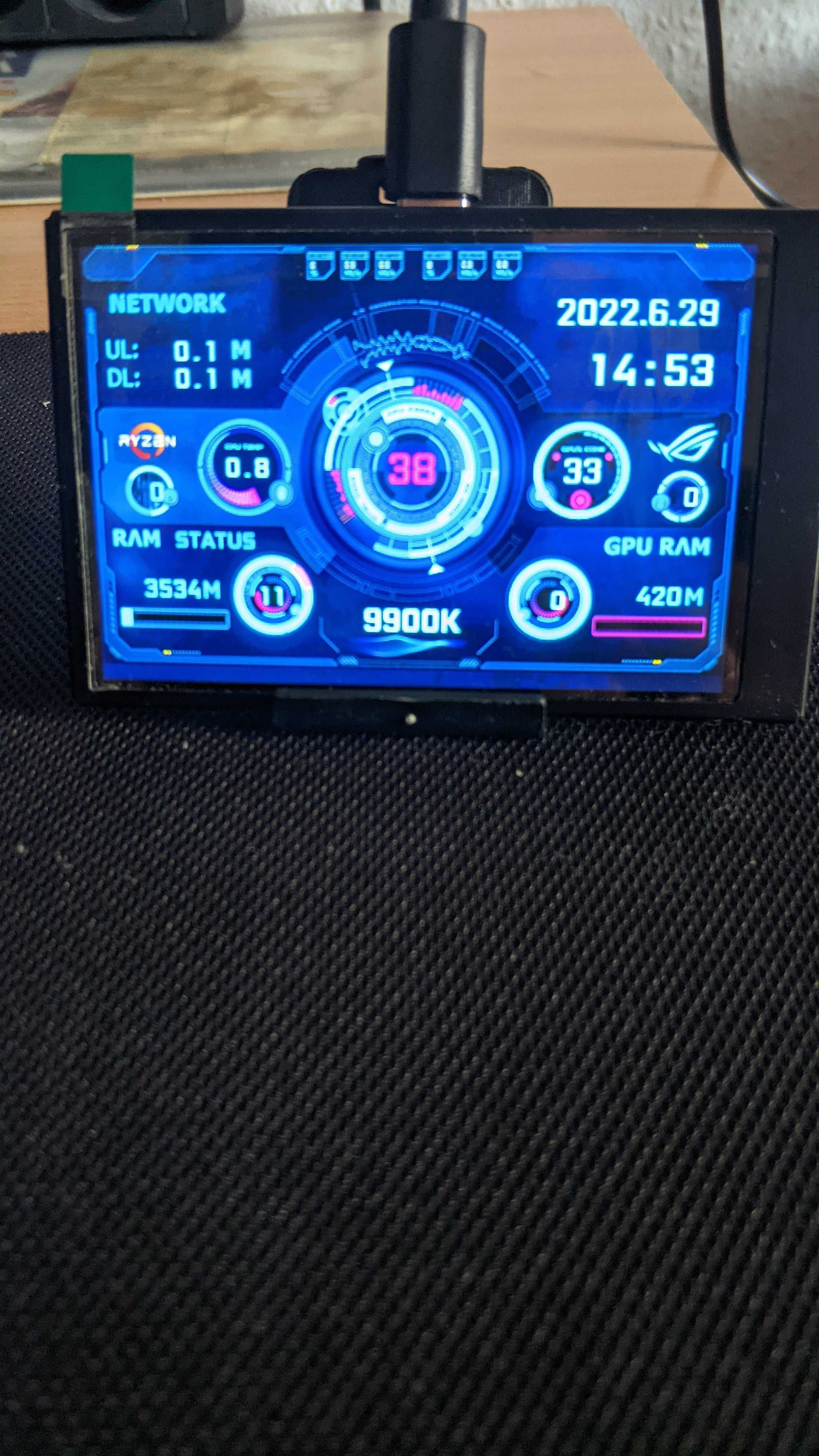Sprzedam ekran 3.5 cala