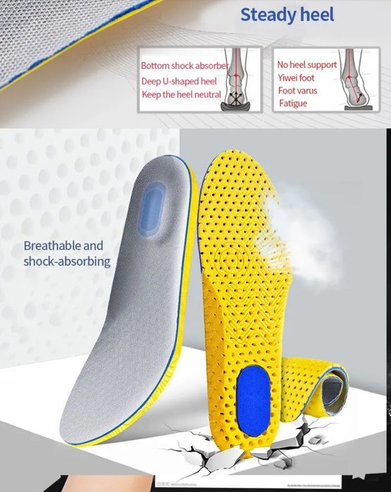 Устілки, стєльки для спортивного взуття.