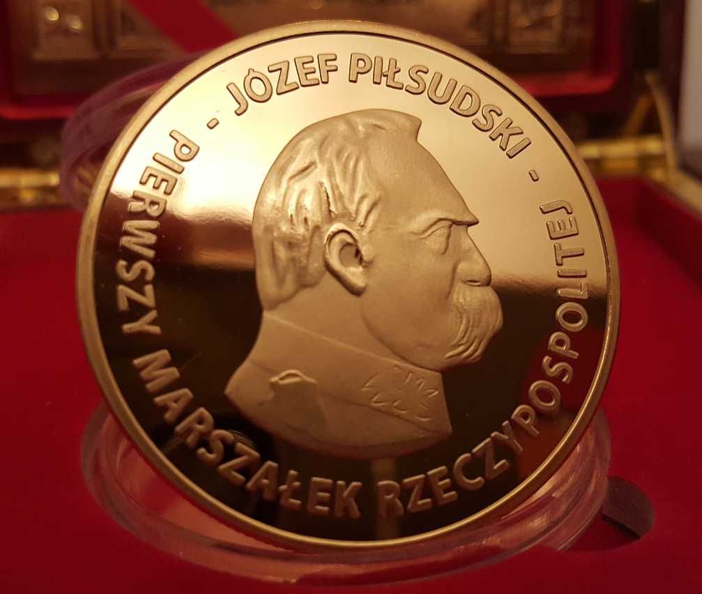 Józef PIŁSUDSKI 100 lat odzyskania niepodległości 2018 medal
