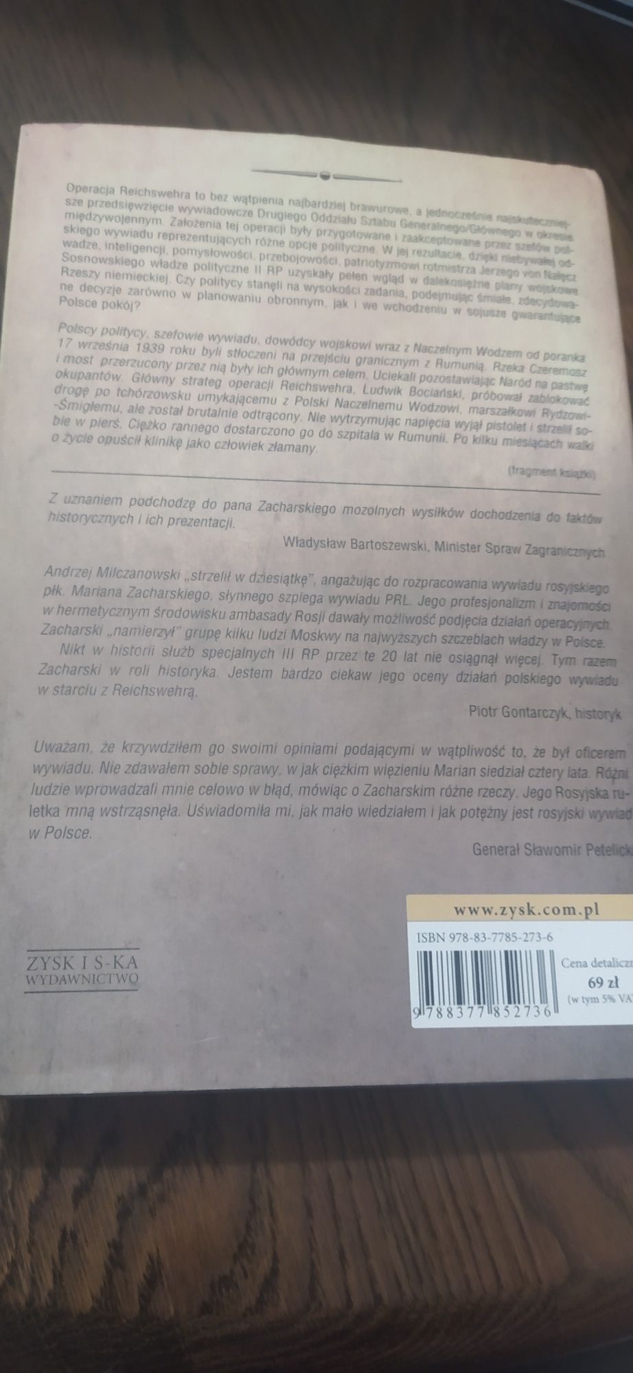 Marian Zacharski Operacja Reichswehra