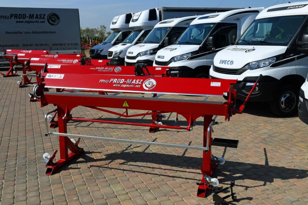 Mobilna Giętarka z wycięciami do blachy RED2200 Zaginarka do blachy