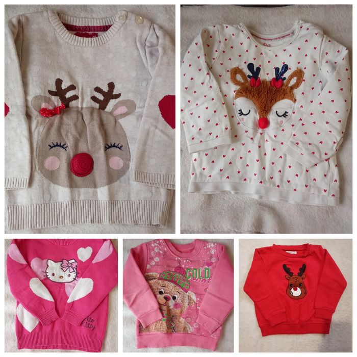 Теплі речі на дівчинку 86-98 куртка джинси лосіни светр світшот фліска