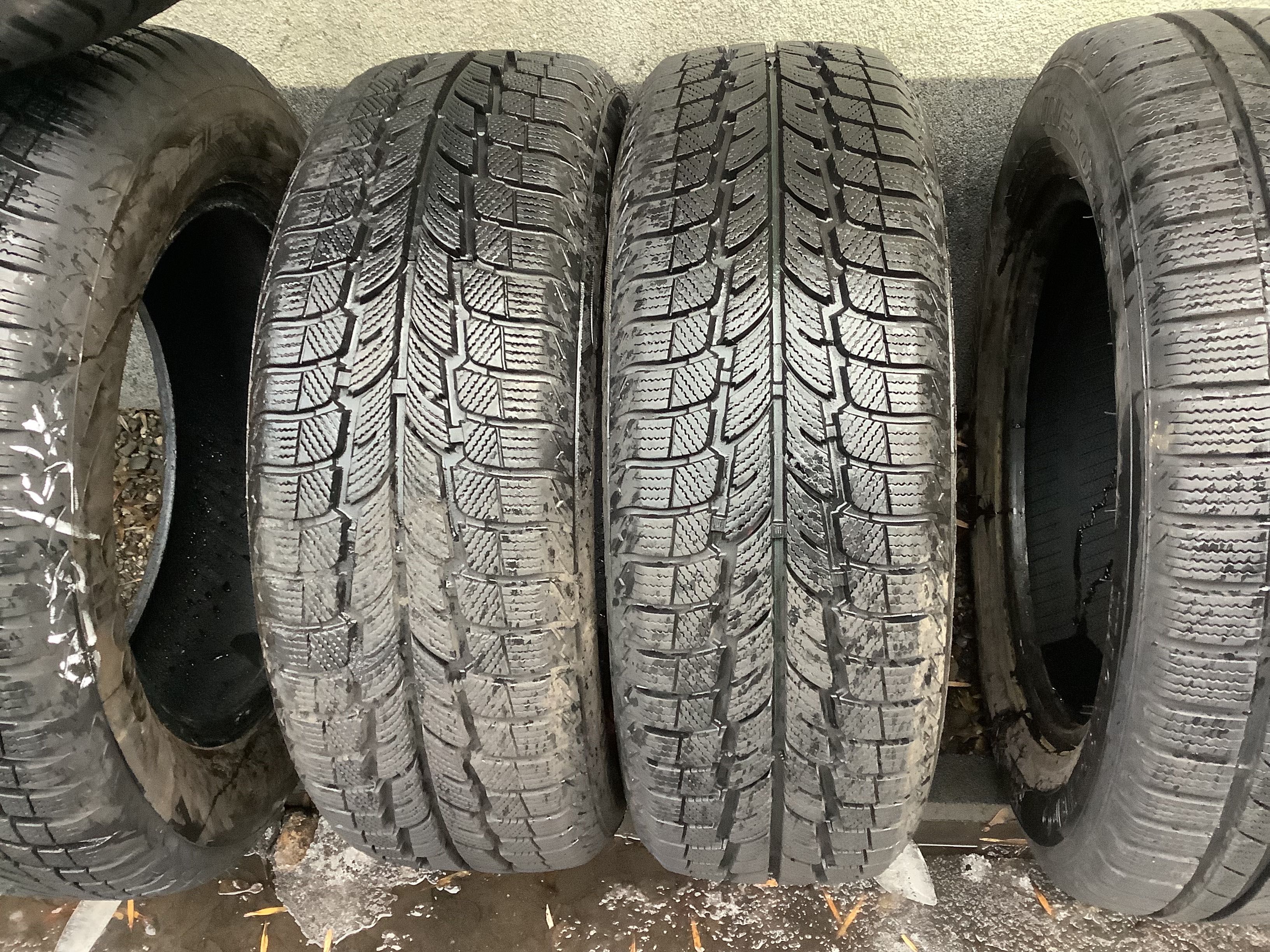 POWERTAC 185/60r15  2szt opony zima zimowe 7.5mm 2018r