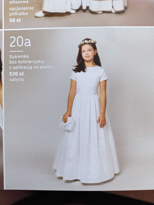 Sukienka, suknia komunijna