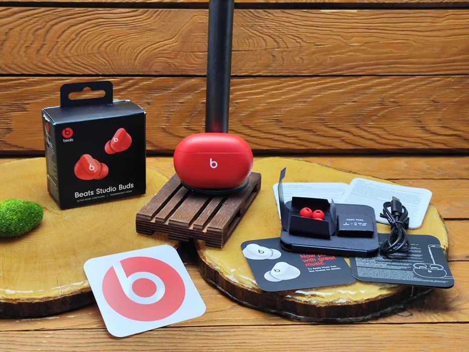 Słuchawki dokanałowe BEATS Studio Buds ANC Czerwony Gwarancja