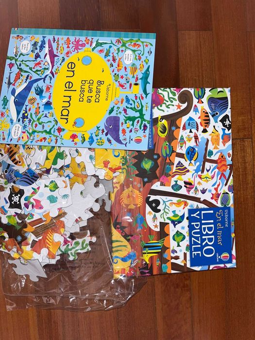 Puzzle En el mar (100 peças), Usborne