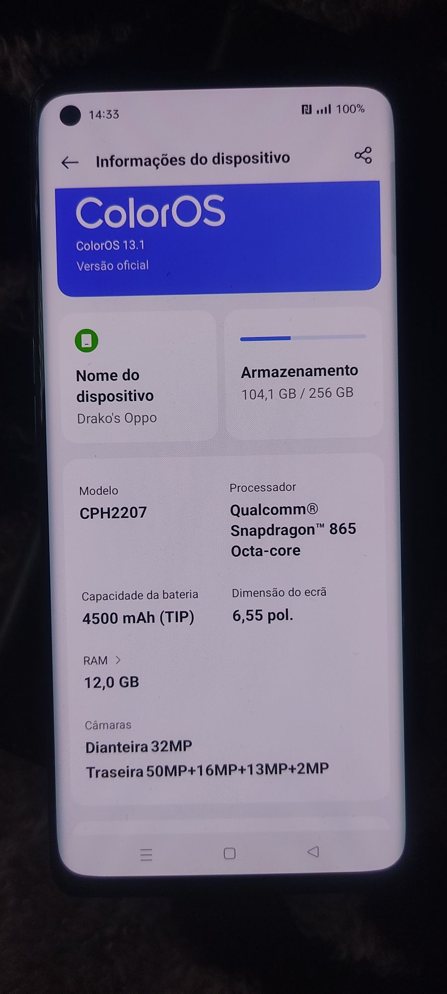 Oppo find X3 Neo 12gb