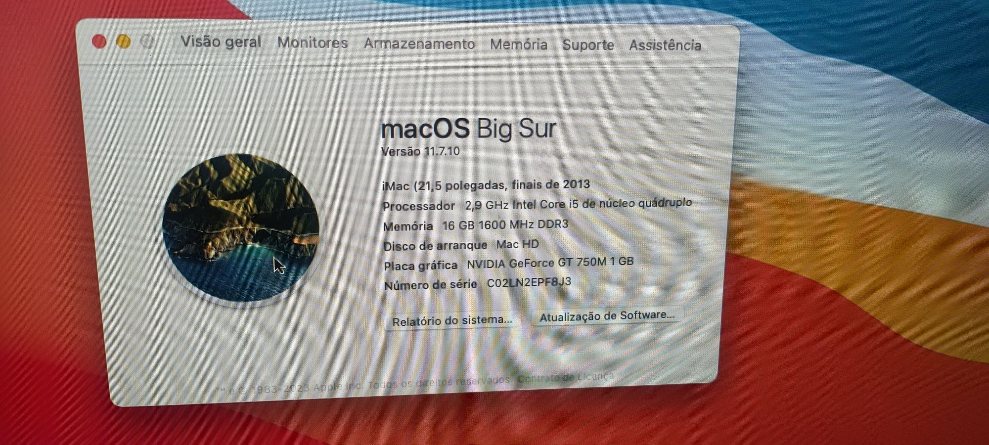 Troco iMac 2013 16 de RAM