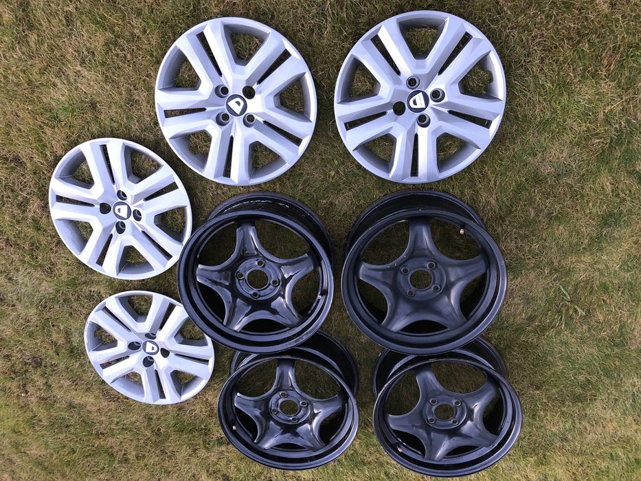 Felgi strkturalne Dacia Renault 6,5Jx16 z kolpakami Okazja