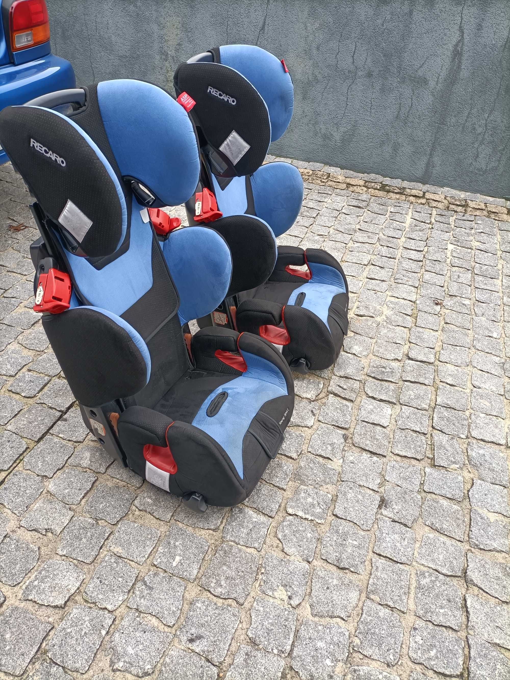 Cadeiras Auto Recaro Young sport, grupo 1/2/3