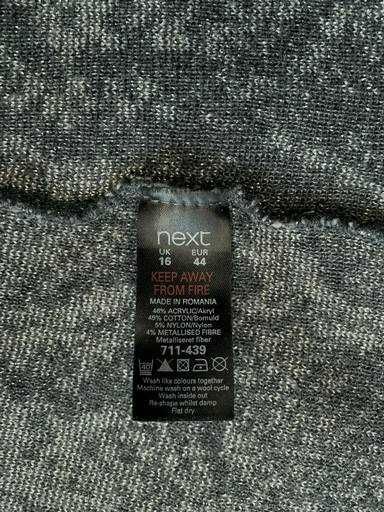 Кофта женская нарядная с люрексом размер 54 бренд NEXT.