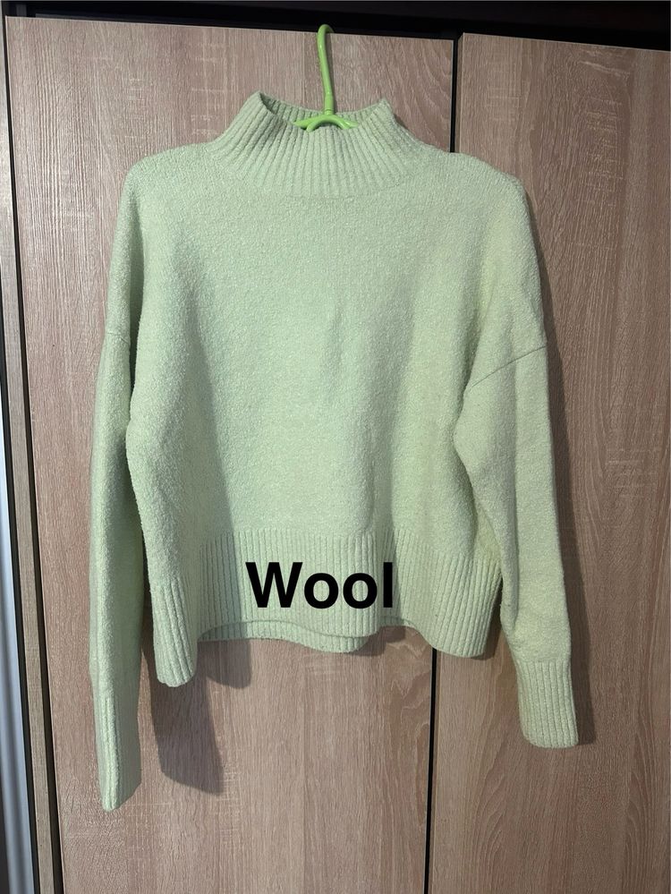 Miętowy sweter Wool