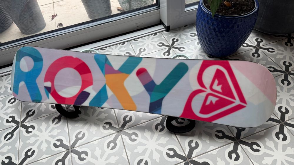 Deska snowboardowa Roxy Inspire 117+wiązania Burton