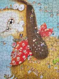 Puzzle Heye 1000 Psie życie Dog's life