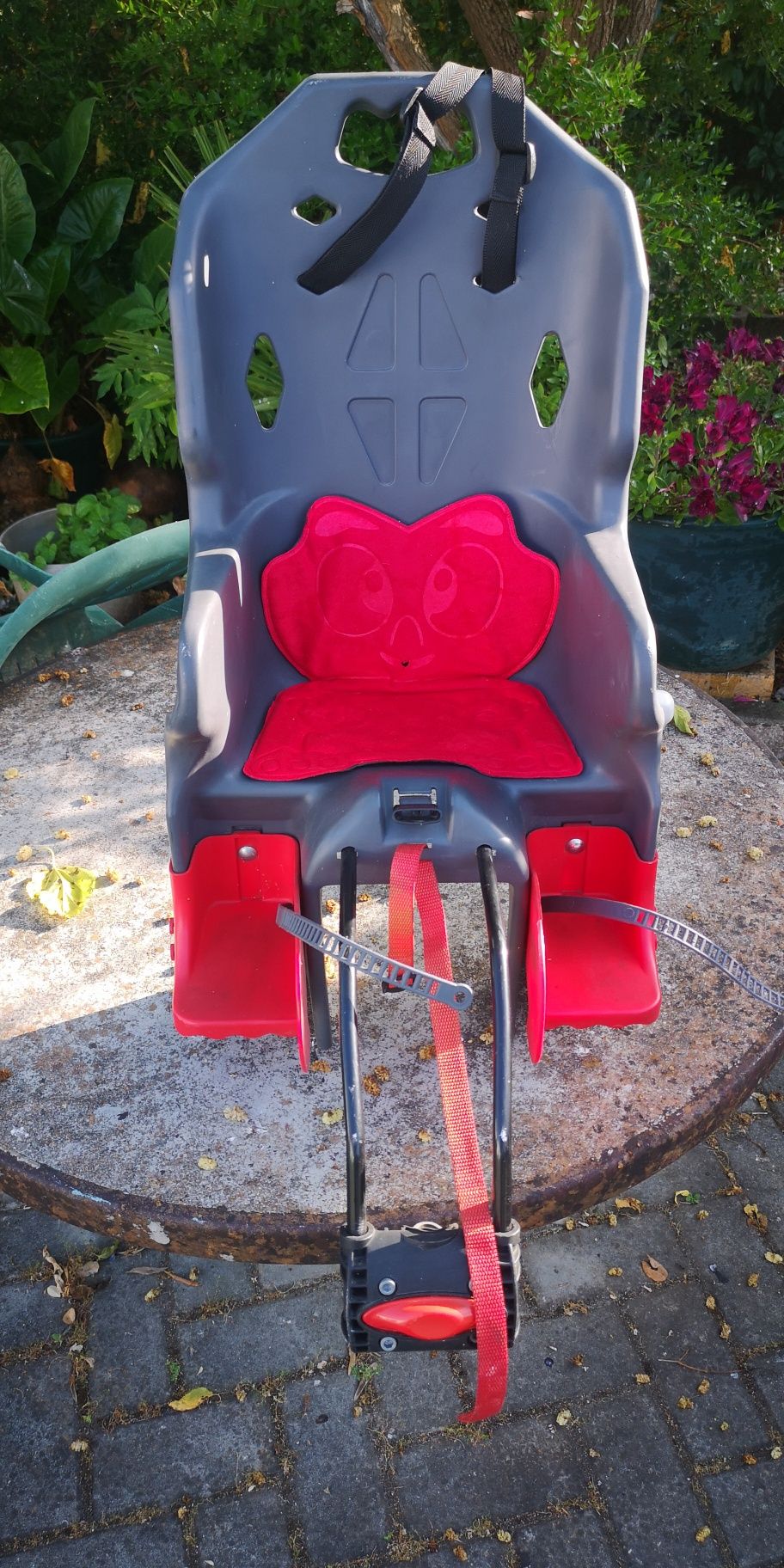 Kit cadeira +barra de reboque bicicleta de criança.