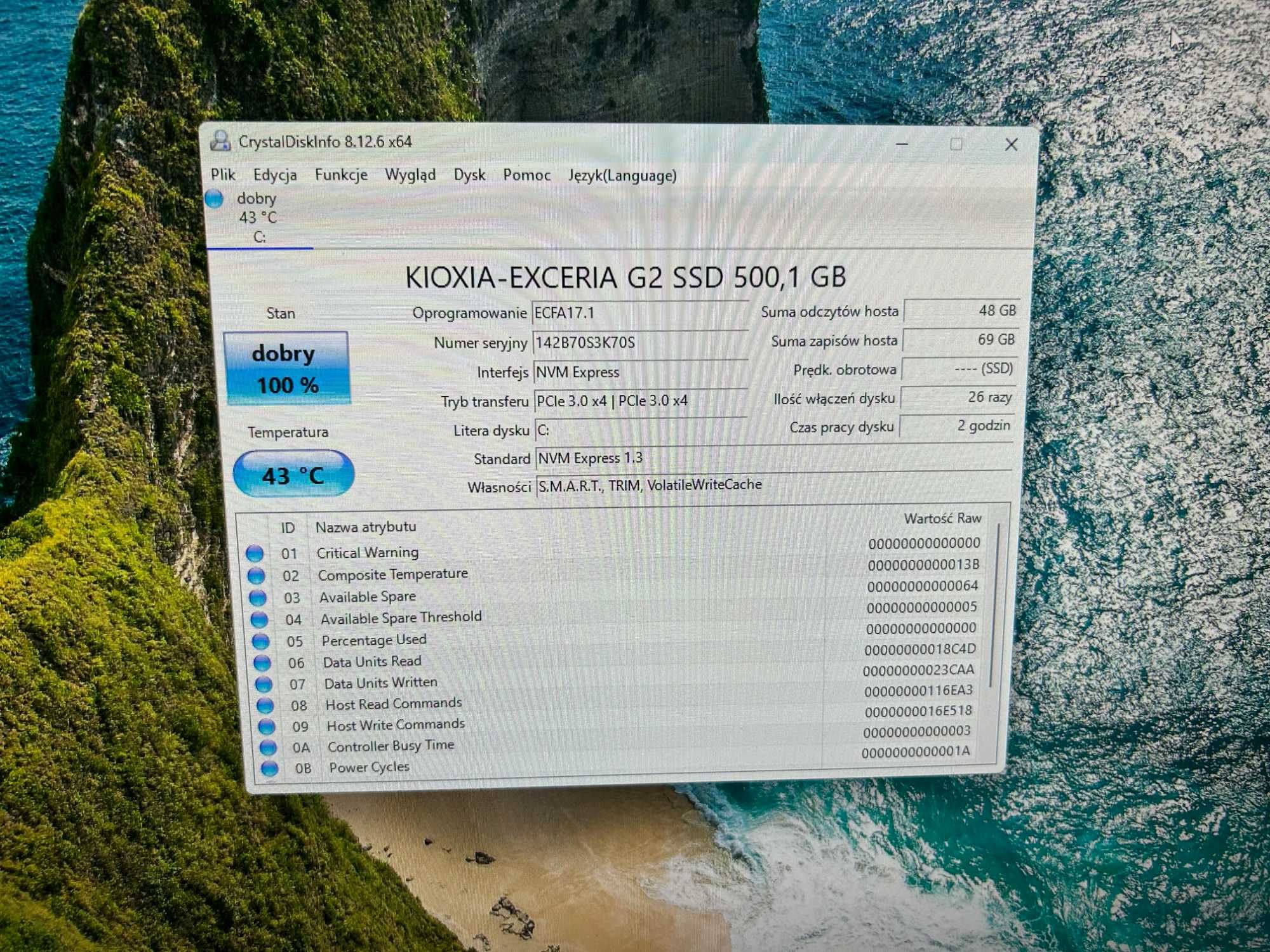 Bardzo ładny i szybk Hp elitedesk 800 g5 i5 9500T 32GB RAM NOWY 500SSD