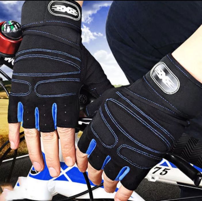 Спортивні перчатки без пальців для велоспорту та тренажерного залу