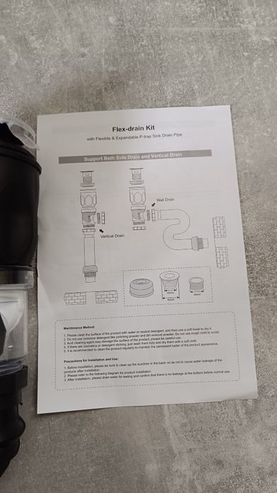 Elastyczny wąż odpływowy