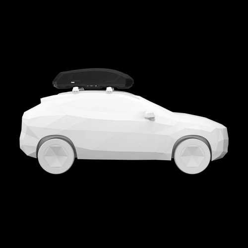 Bagażnik dachowy BOX THULE FORCE 3 M 400 L Warszawa Ursynów i Praga