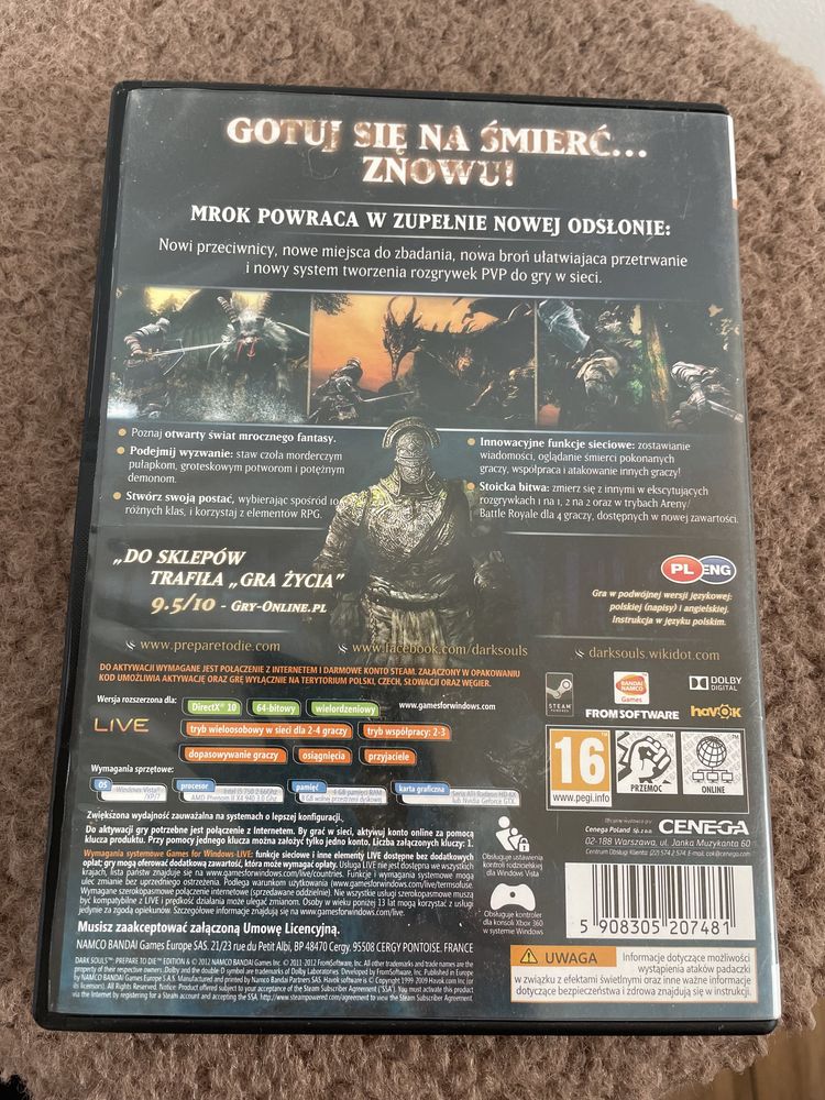 Dark Souls prepare to die edition , Pc , steam , key