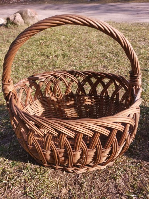 Kosz wiklinowy owalny