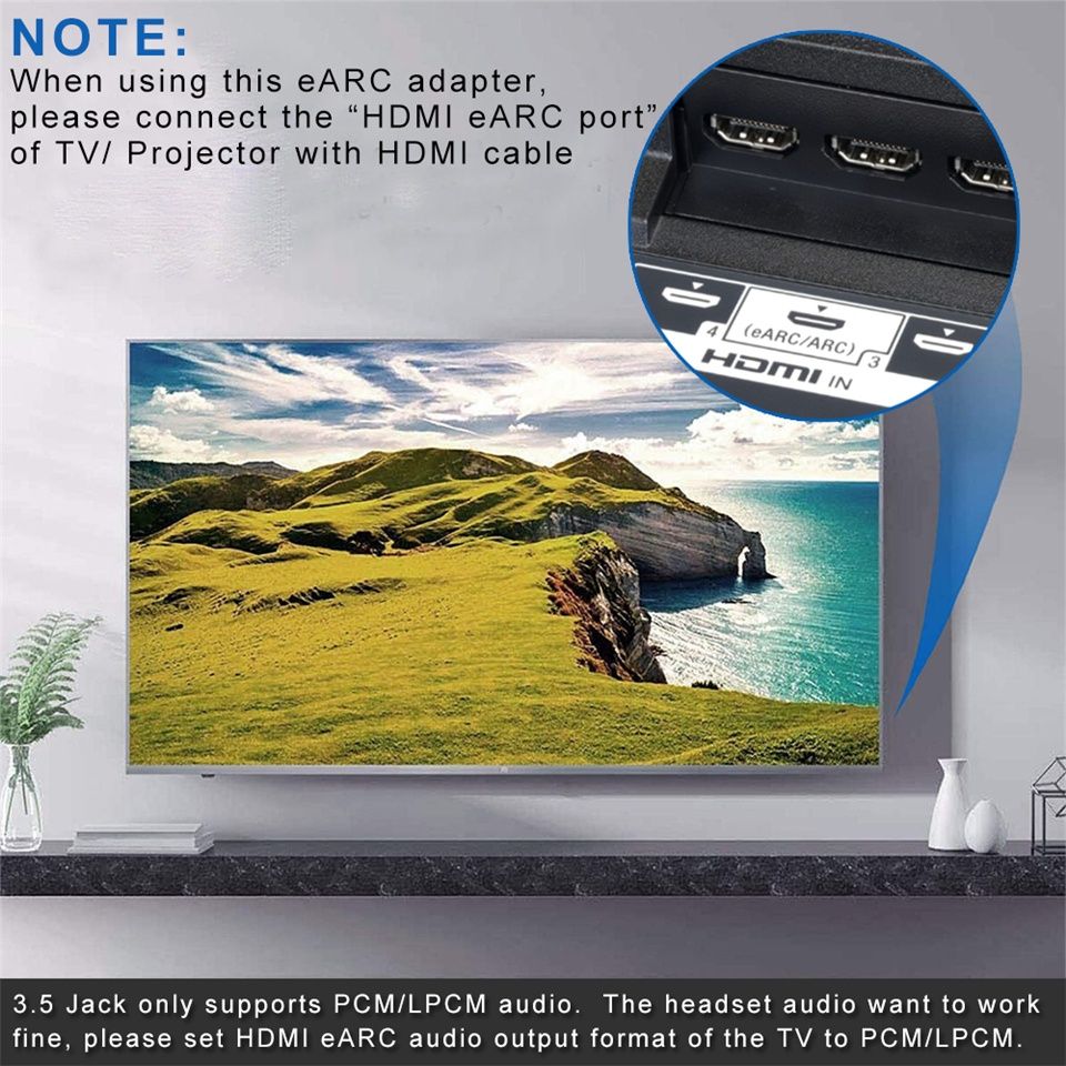 Конвертер HDMI 4К,60гц ARC на акустику 5.1 SPDIF, aux ,экстрактор,PS5,