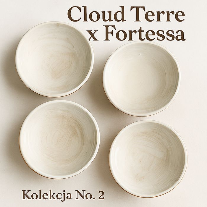 Miseczki Cloud Terre x Fortessa – Kolekcja No. 2 „Joao” Unikatowy  des
