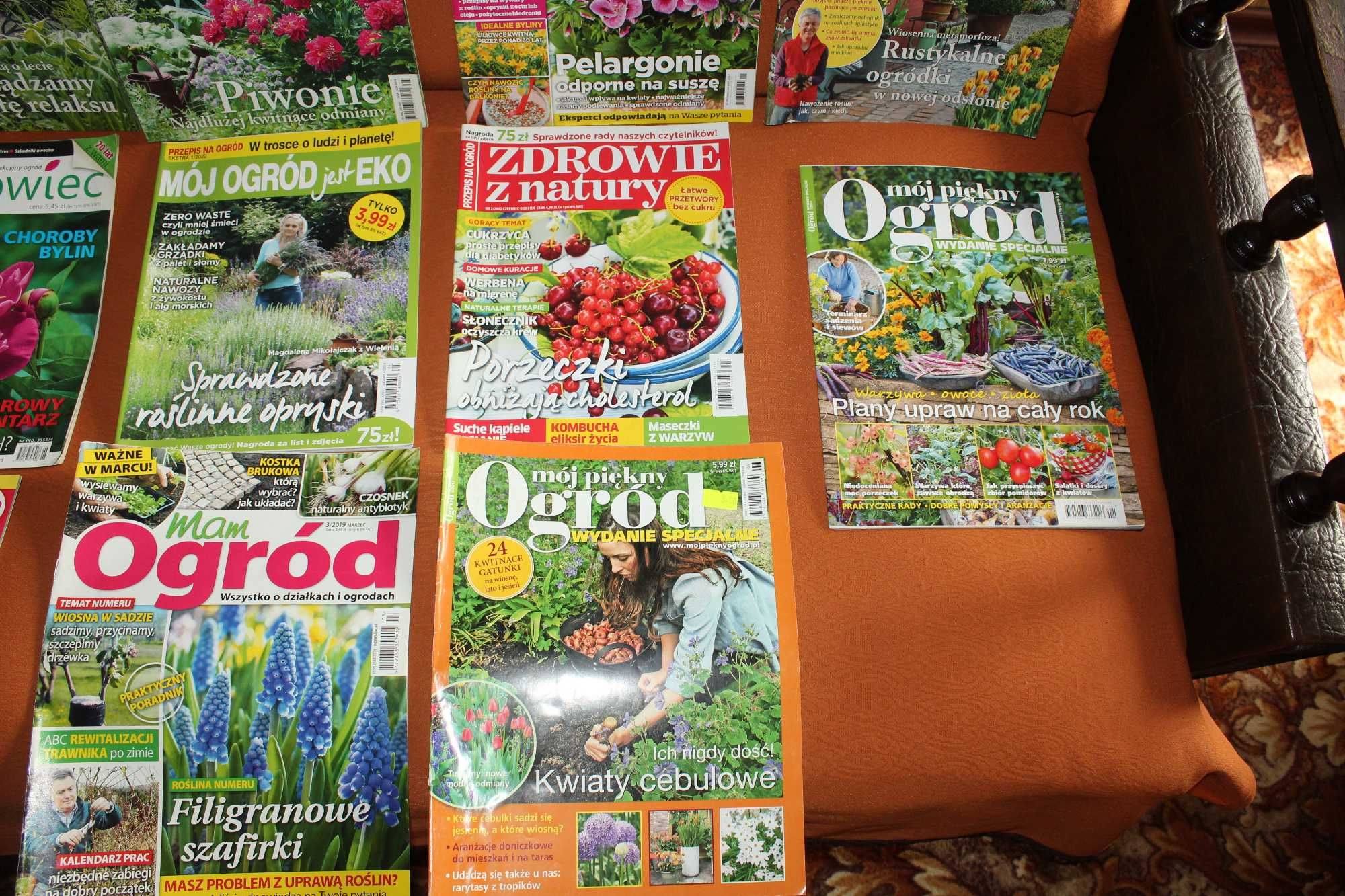 Gazety ogrodnicze Mój piękny ogród Kocham ogród Mam ogród Działkowiec