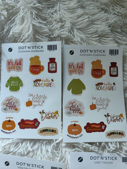 Naklejki do bullet journal