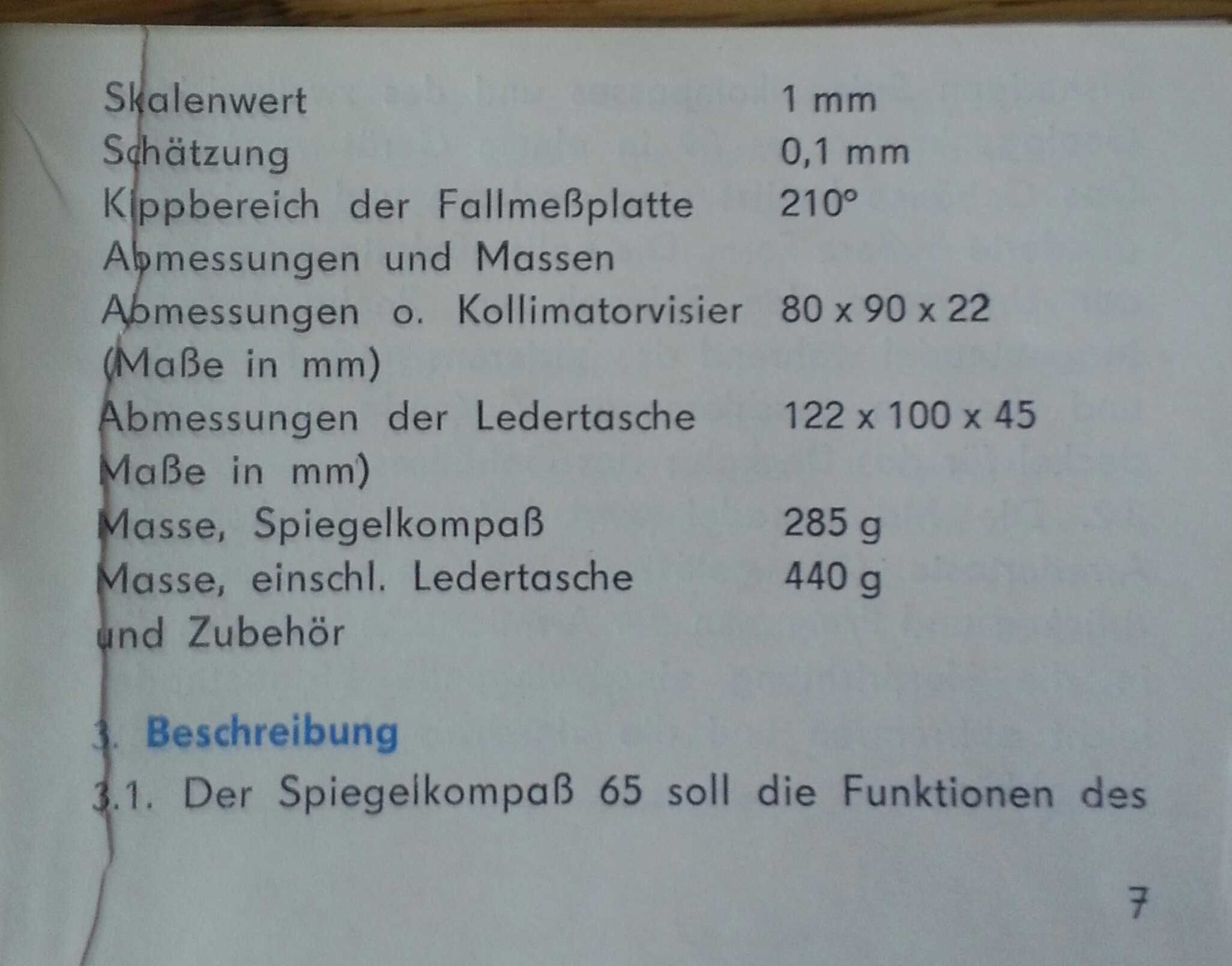 Kompas FREIBERGER geodezyjny geologiczny DDR