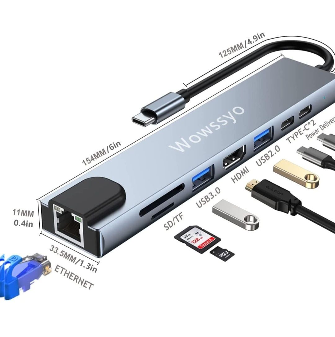 Wowssyo stacja dokujaca HUB USB