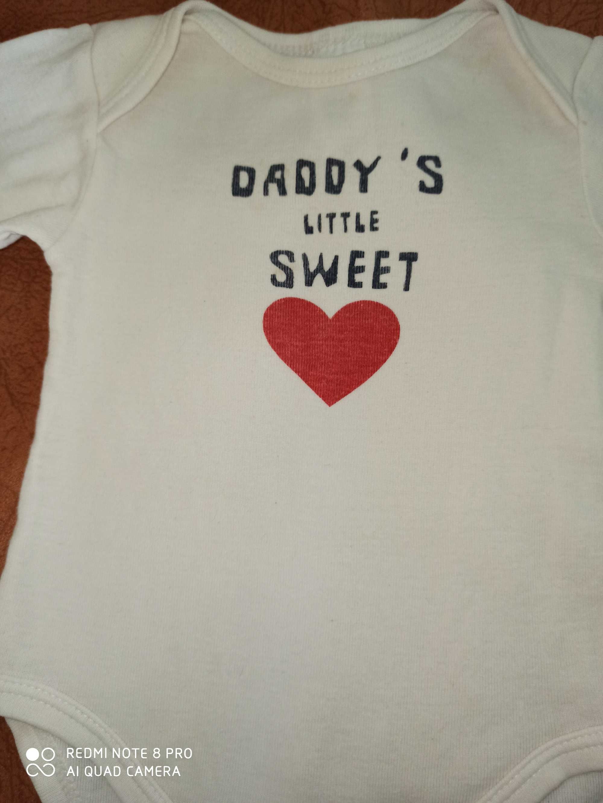 Бодики я люблю маму папу набор/I love Mom/daddy's little sweet/боди