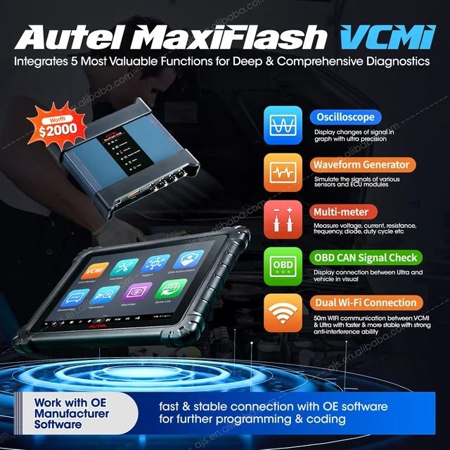 Máquina de diagnóstico Autel MaxiSYS Ultra + VCMI entrega IMEDIATA
