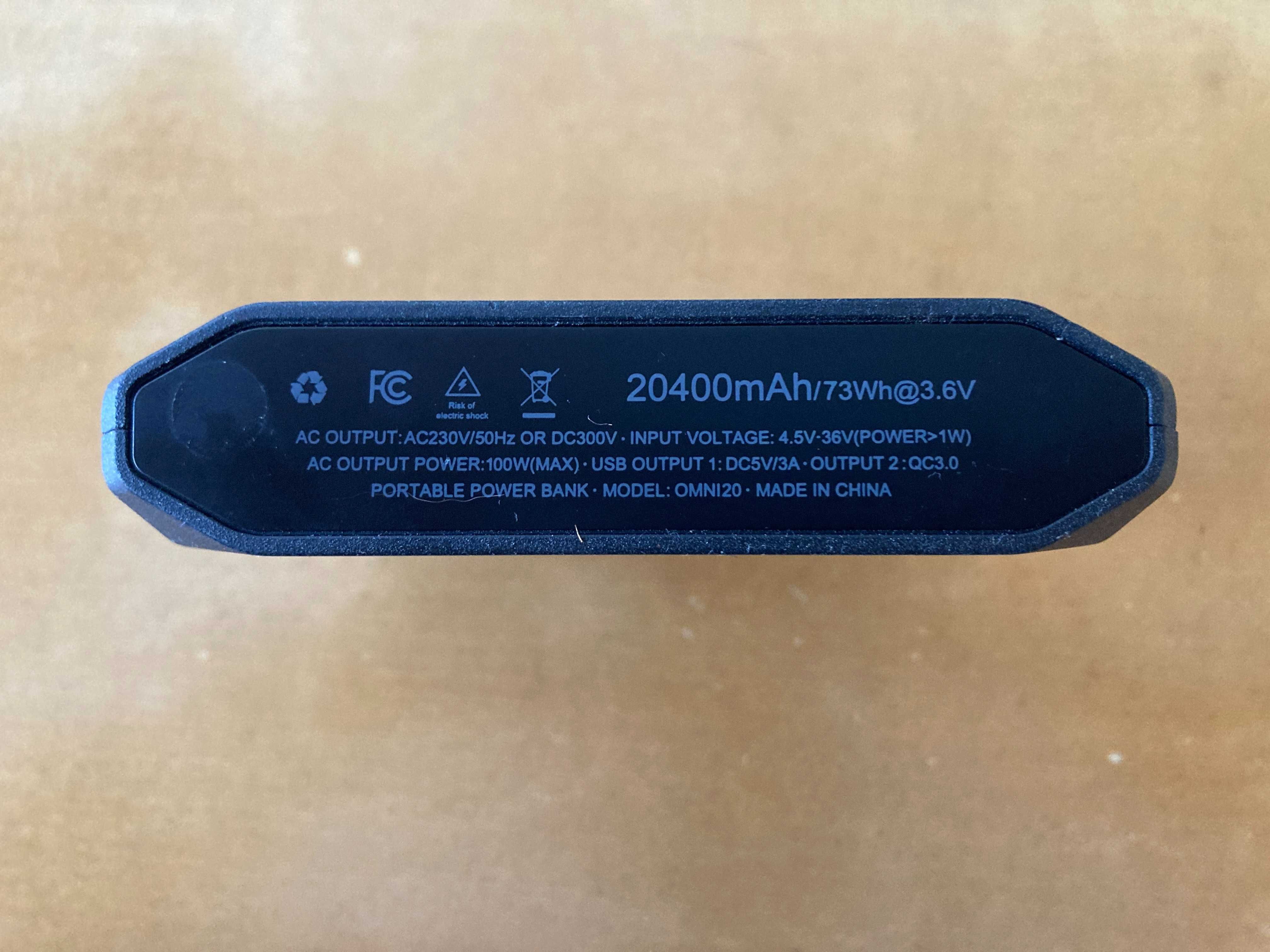 Omnicharge Omni20 - Power Bank de Alta Qualidade