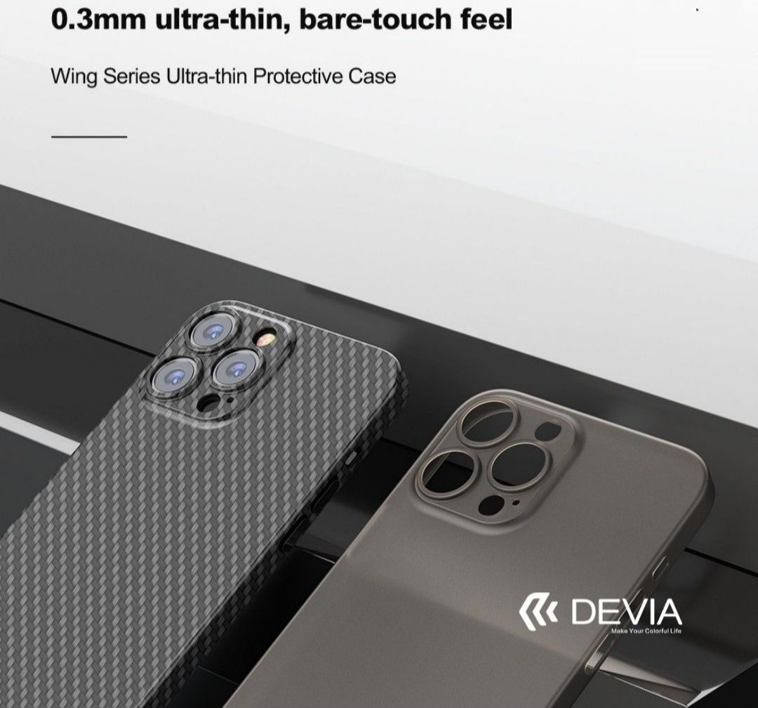 Capa Ultra slim carbono P/ iPhone 14 Pró Max / iPhone 15 Pro Max