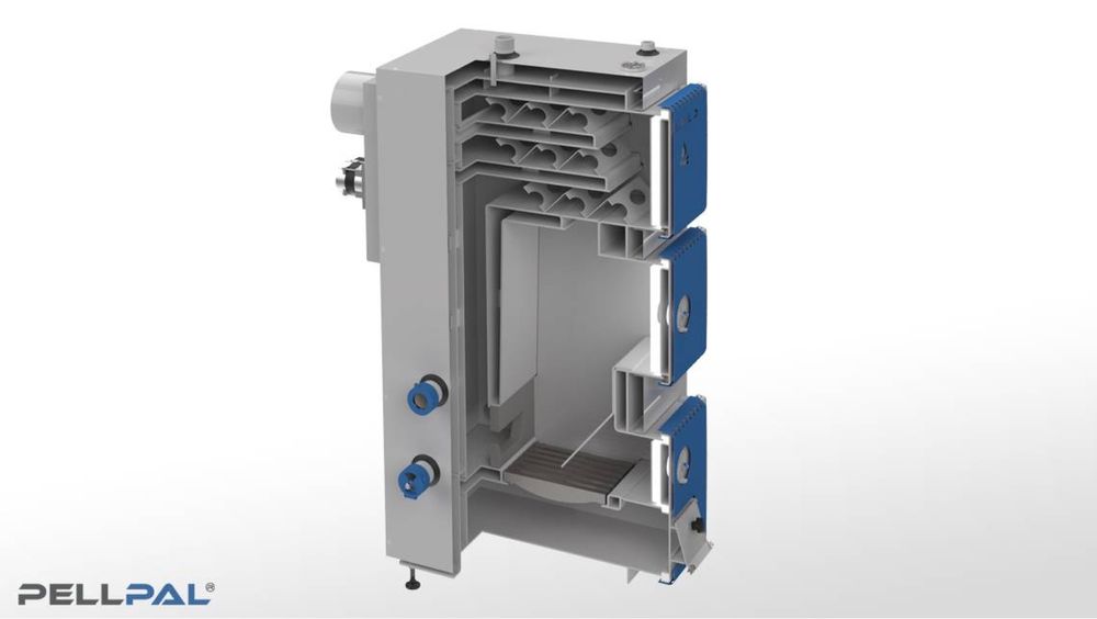 Kocioł na DREWNO 20 kW 160-200 m2 zgazowujący 5 klasa ecodesign A+