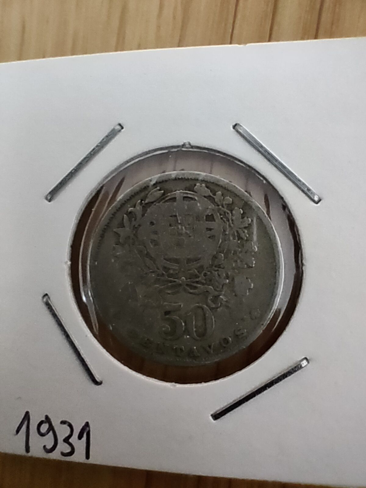 Moeda 50 centavos 1931