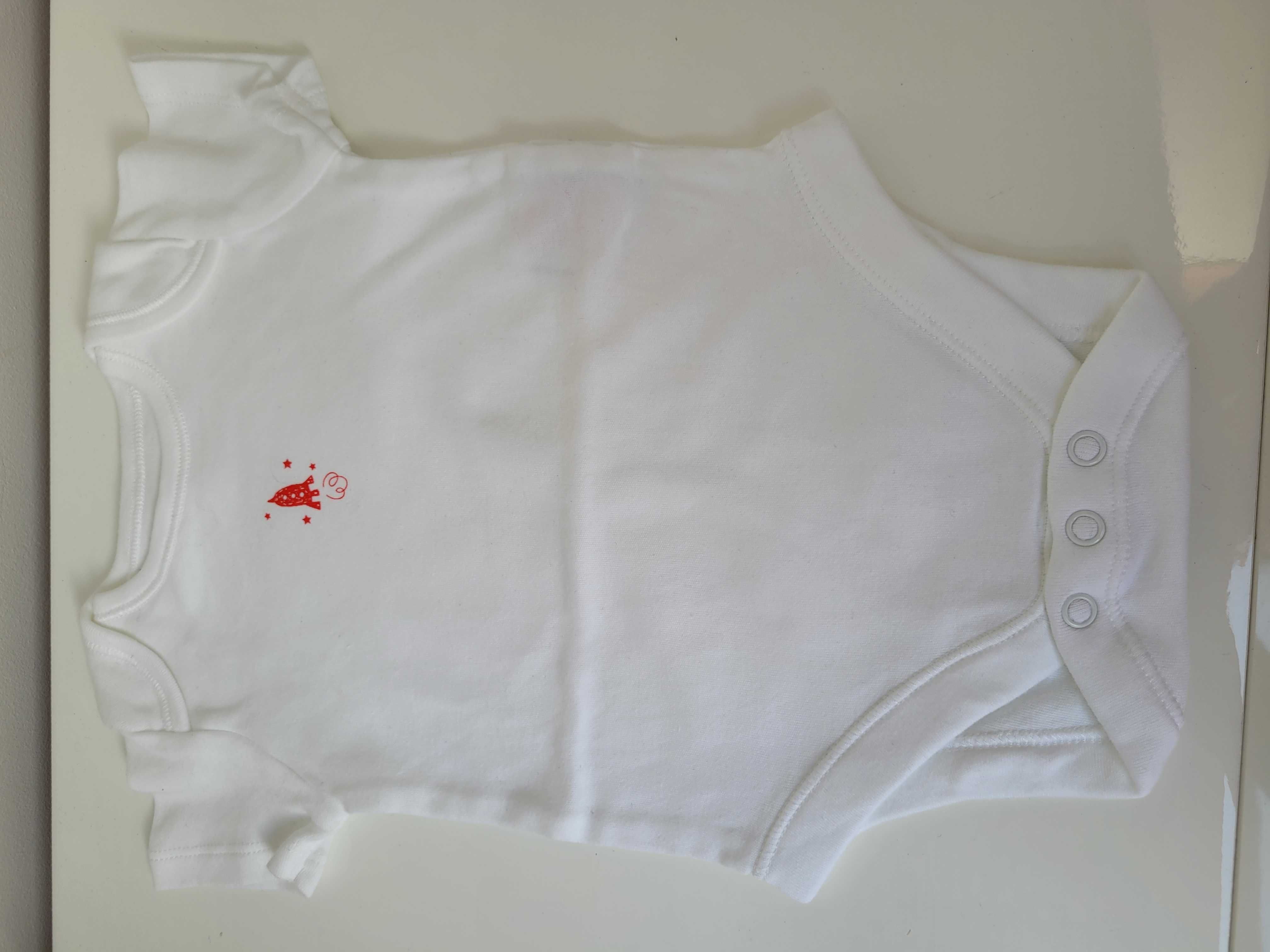 Zestaw 5 nowych body z krótkim rękawem 62-68cm Mothercare George