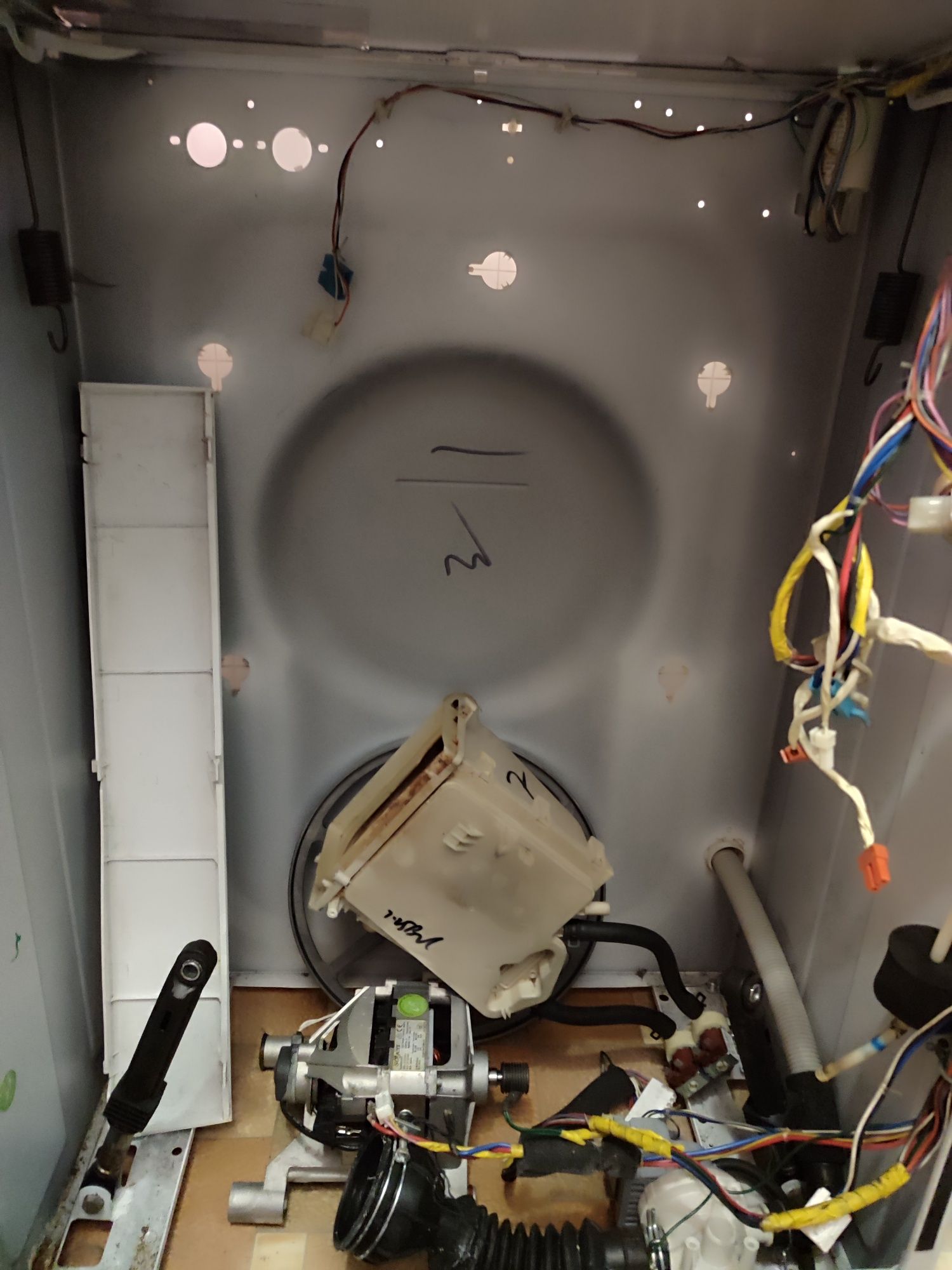 Деталі до пральної машини samsung wf 861, задній напівбак, плата і тд