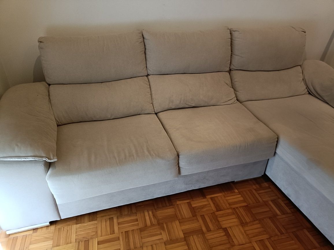 Vendo sofá 2 lugares+ chaise long